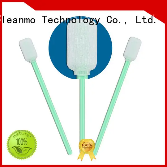 Cleanmo high quality cleanroom swabs foam polypropylene handle for microscopes 1