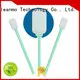 Cleanmo high quality cleanroom swabs foam polypropylene handle for microscopes 1