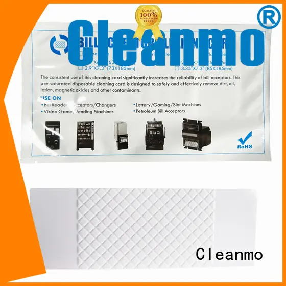 white cleaning credit card factory for readers Cleanmo 1