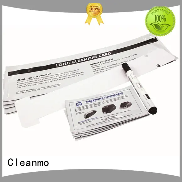 Cleanmo Aluminum foil packing CR80 Cleaning Cards factory for Javelin J360i printers 1