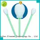 Cleanmo green handle long q tips manufacturer for Micro-mechanical cleaning 1