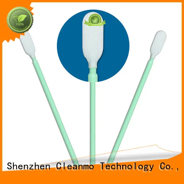 Cleanmo Polypropylene handle swab applicator factory price for Micro-mechanical cleaning 1