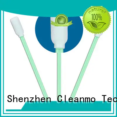 Cleanmo green handle cotton tips wholesale for general purpose cleaning 1