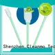 Cleanmo green handle cotton tips wholesale for general purpose cleaning 1