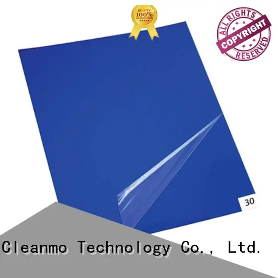Cleanmo polystyrene film sheets sticky mat wholesale for cleanroom entrances 1