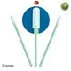Cleanmo green handle sponge swabs manufacturer for excess materials cleaning 1