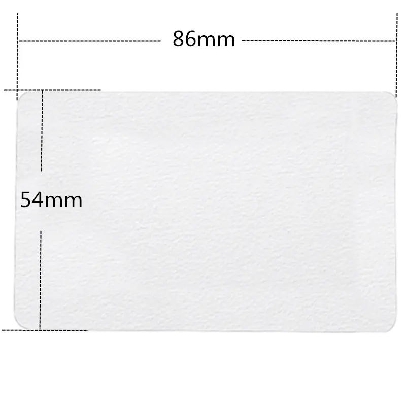 Cleanmo T shape zebra printer cleaning cards wholesale for Zebra P120i printer 3