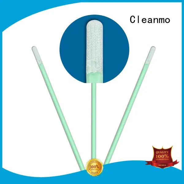 Cleanmo excellent chemical resistance Microfiber Industrial Swab Sticks factory price for Micro-mechanical cleaning 1