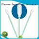 Cleanmo green handle foam tips factory price for excess materials cleaning 1