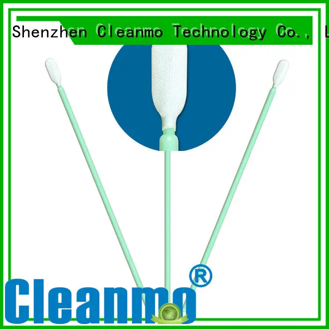 Cleanmo excellent chemical resistance Microfiber Industrial Swab Sticks supplier for excess materials cleaning 1