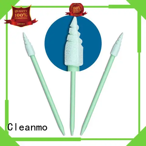 ESD-safe mouth swab green handle factory price for general purpose cleaning 1
