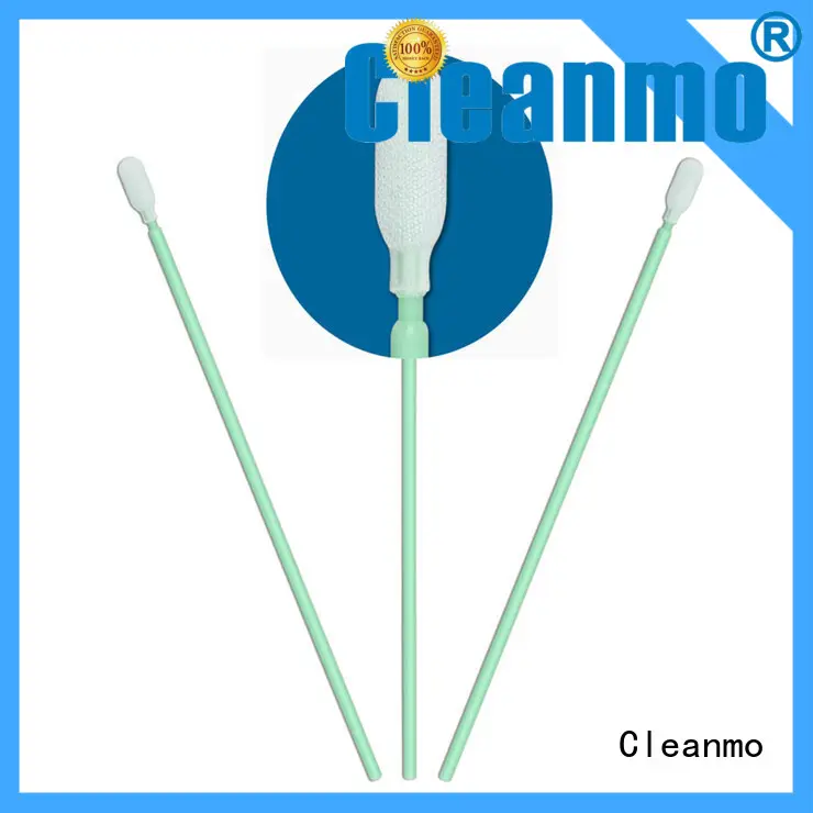 Cleanmo flexible paddle safety swabs supplier for optical sensors 1