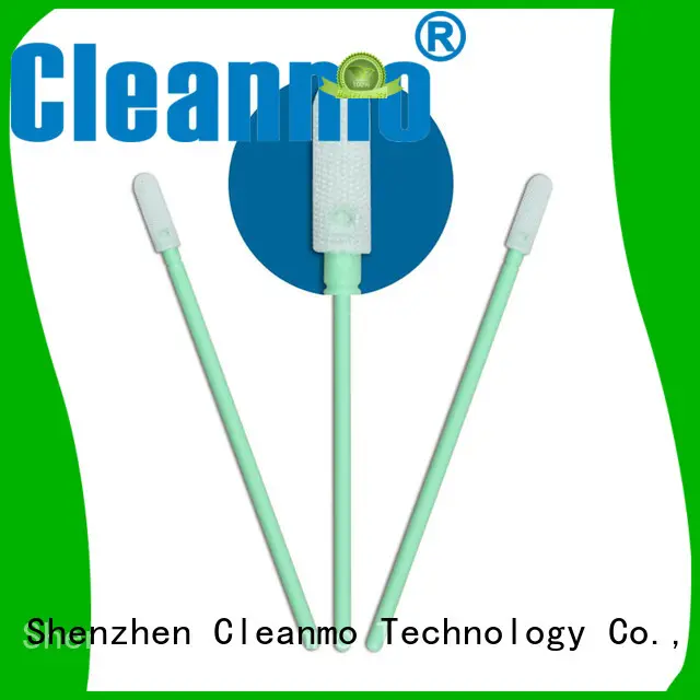 Cleanmo high quality Microfiber Industrial Swab Sticks factory price for excess materials cleaning 1