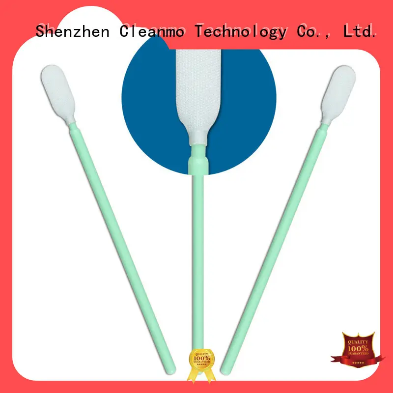 Cleanmo double layers of microfiber fabric sensor swab factory price for Micro-mechanical cleaning 1