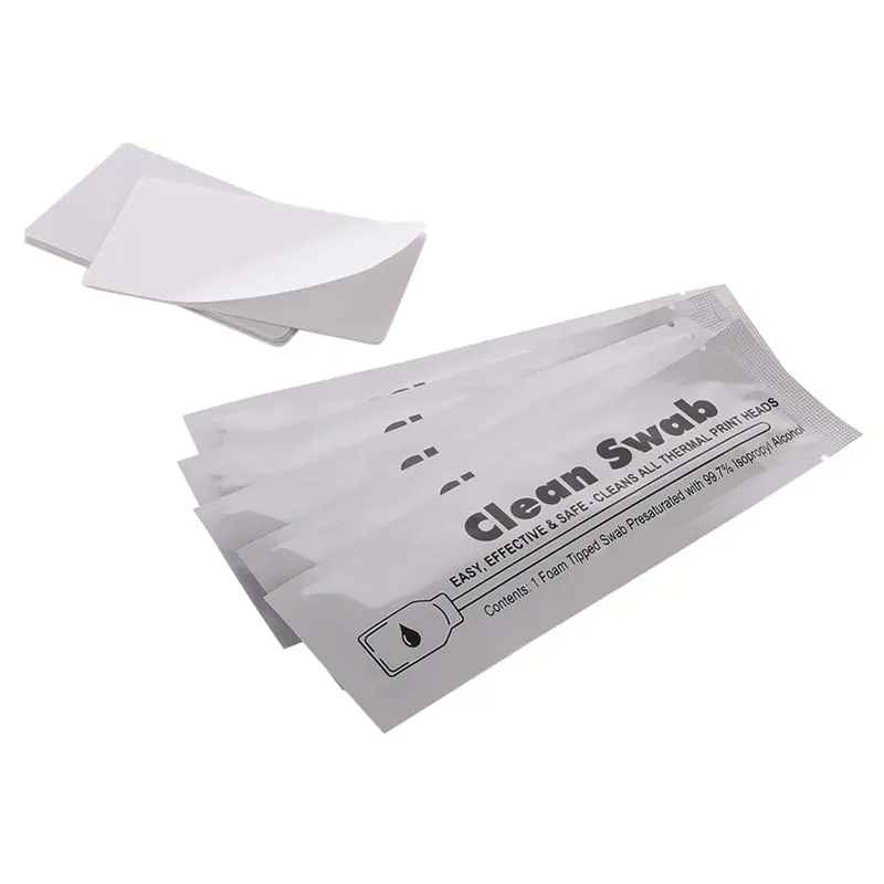 Cleanmo Electronic-grade IPA Snap Swab clean printer head factory price for Evolis printer1 5