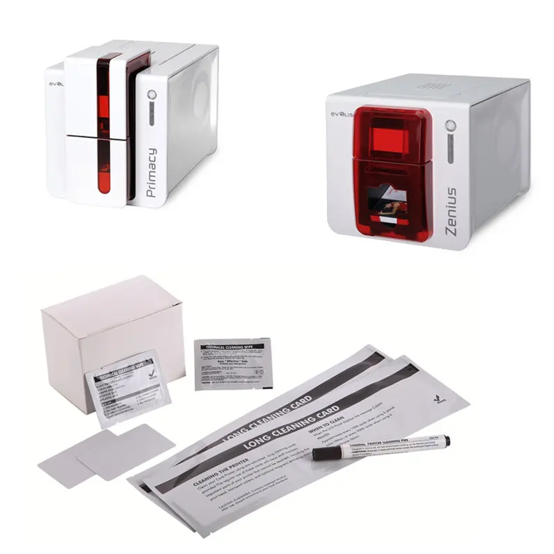 Cleanmo High and LowTack Double Coated Tape evolis cleaning kits wholesale for Evolis printer 6