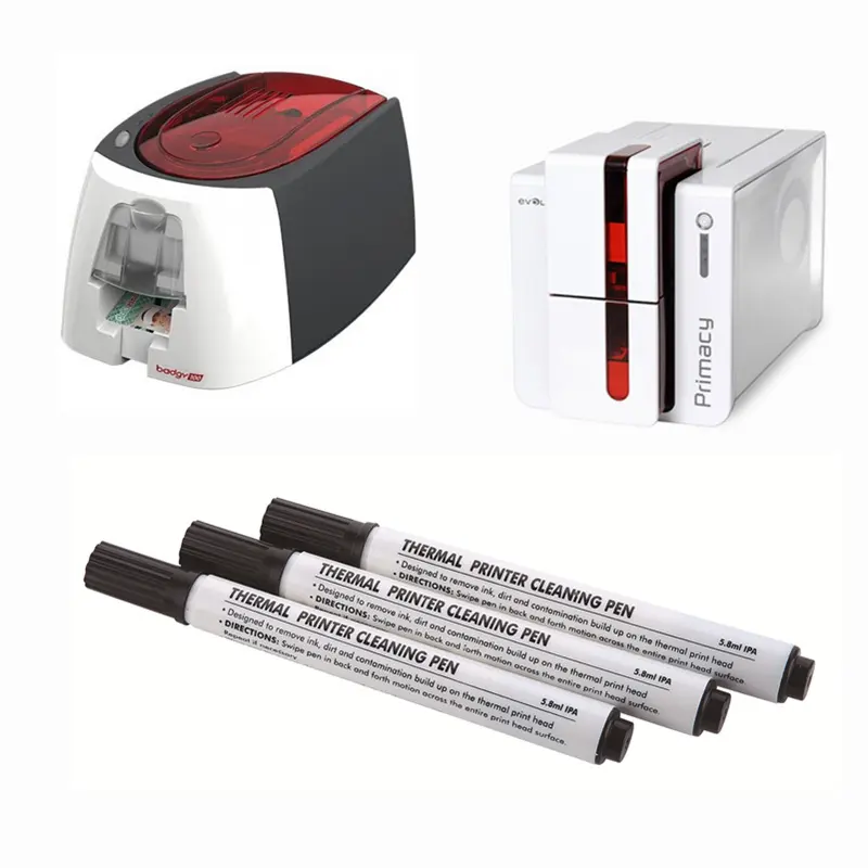 Cleanmo High and LowTack Double Coated Tape clean printer head manufacturer for Evolis printer1 6