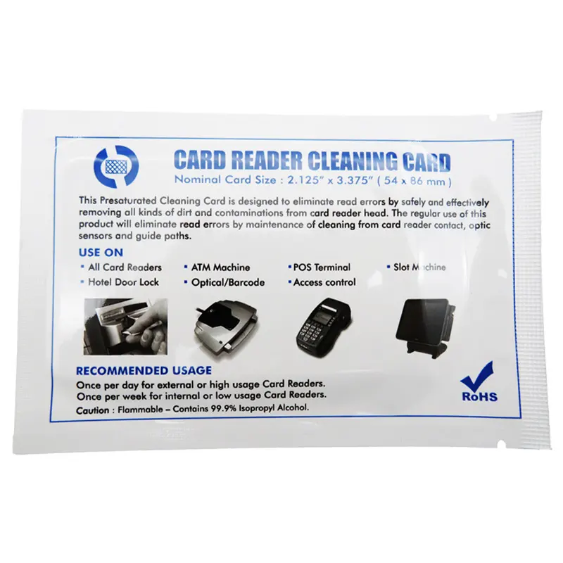 Cleanmo quick clean printer head supplier for Evolis printer1 2