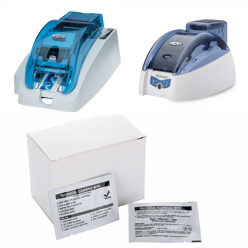Cleanmo quick evolis cleaning kits supplier for Cleaning Printhead1 6