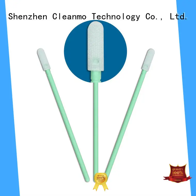 Cleanmo Polypropylene handle clean tips swabs supplier for general purpose cleaning 1