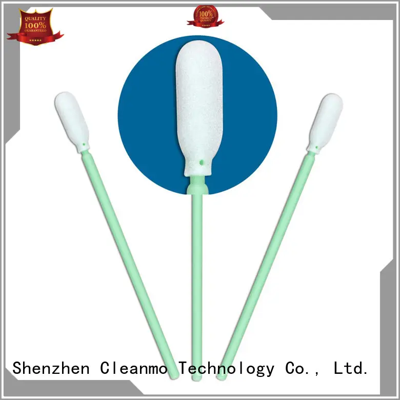 Cleanmo green handle mouth swab supplier for general purpose cleaning 1