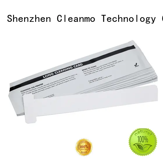 Cleanmo T shape zebra printer cleaning wholesale for ID card printers 1