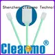 Cleanmo double-layer knitted polyester Industrial polyester swabs wholesale for optical sensors 1