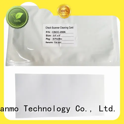 inexpensive check reader cleaning card broader width wholesale for Canon CR-55 Check Scanner 1