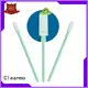 Cleanmo safe material Cleanroom dacron swabs supplier for optical sensors 1