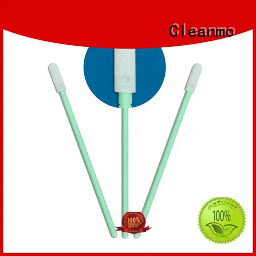ESD-safe Microfiber Industrial Swab Sticks double layers of microfiber fabric manufacturer for Micro-mechanical cleaning 1