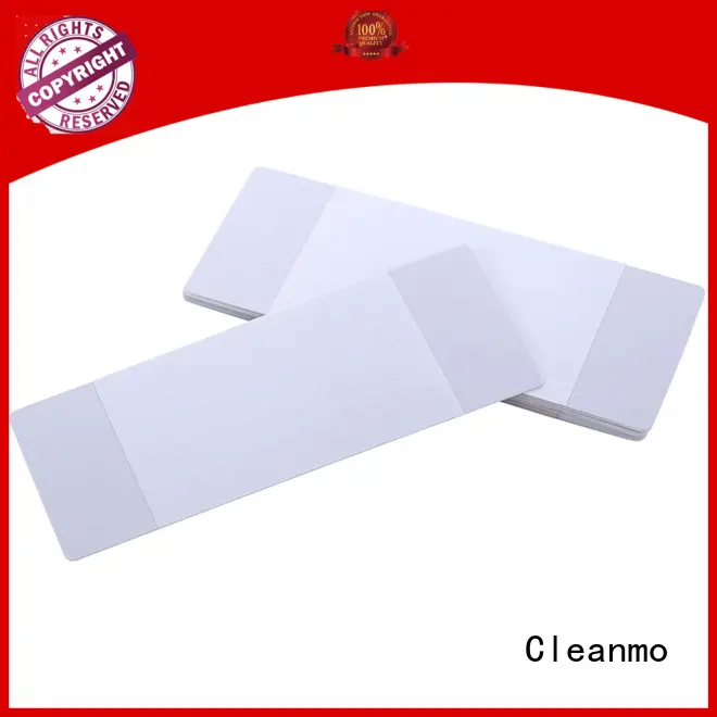 Cleanmo Hot-press compound Evolis Cleaning cards factory price for ID card printers 1