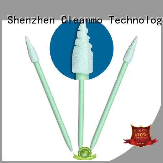 Cleanmo small ropund head large swabs factory price for Micro-mechanical cleaning 1