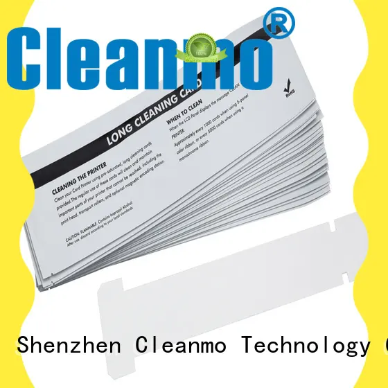 Cleanmo cost effective zebra printer cleaning wholesale for ID card printers 1