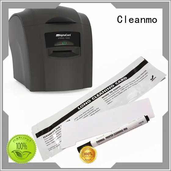 Cleanmo Electronic-grade IPA AlphaCard long T Cleaning Cards manufacturer for AlphaCard PRO 100 Printer 1