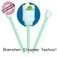Cleanmo green handle swab material factory price for excess materials cleaning 1