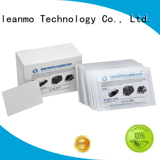 Cleanmo easy handling waffle cleaning cards factory price for ATM machines 1