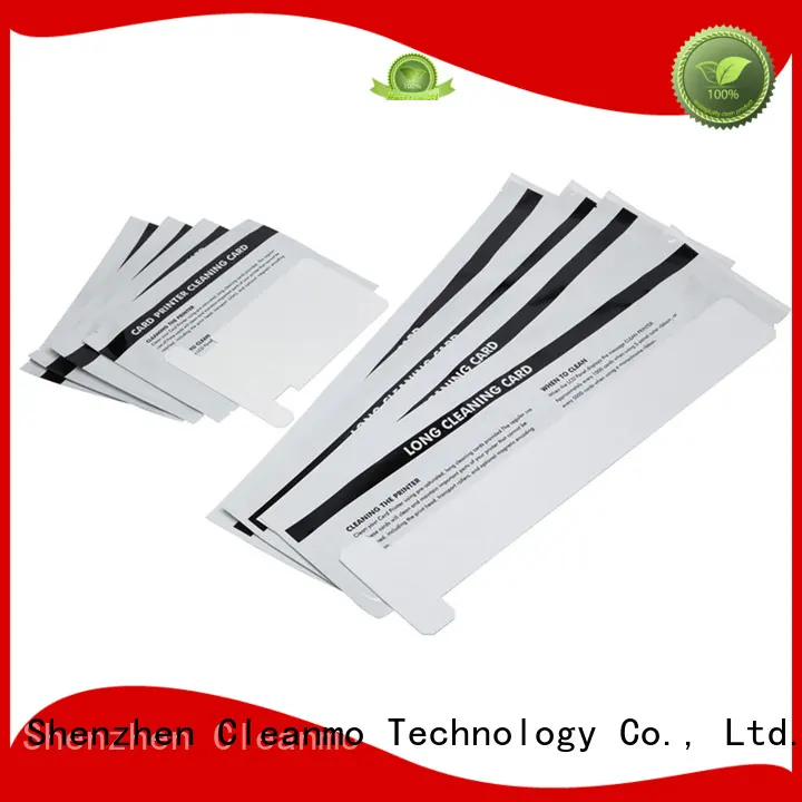 Cleanmo T shape zebra printhead cleaning manufacturer for Zebra P120i printer 1