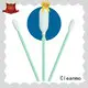 Cleanmo polypropylene handle texwipe polyester swabs wholesale for microscopes 1