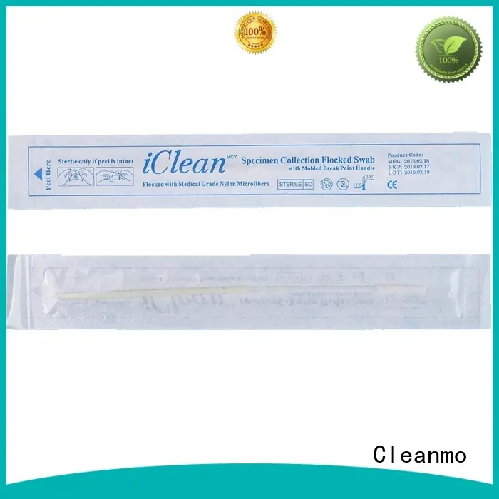 Cleanmo frosted tail of swab handle bacteria swabs supplier for molecular-based assays 1