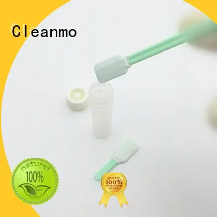Cleanmo 100% polyester Sterile Sampling Collection Swab manufacturer for test residues of previously manufactured products 1