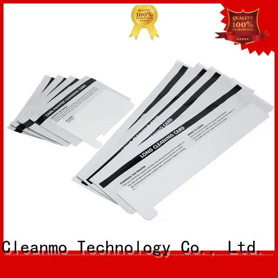 Cleanmo disposable zebra printhead cleaning wholesale for Zebra P120i printer 1