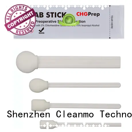 Cleanmo Polyurethane Foam ipa swabs factory price for Dialysis procedures 1