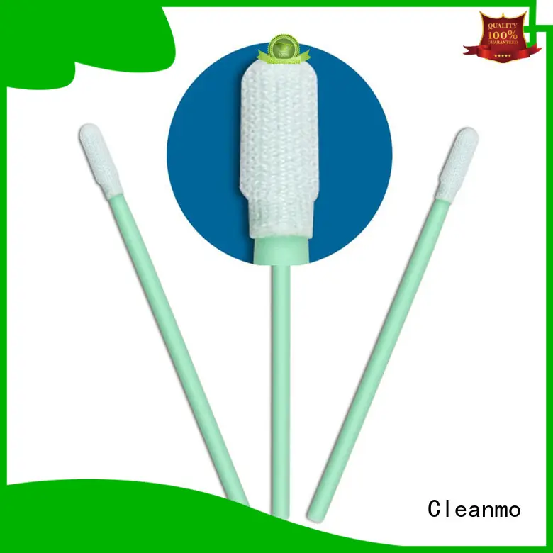Cleanmo polypropylene handle dacron swab wholesale for general purpose cleaning 1