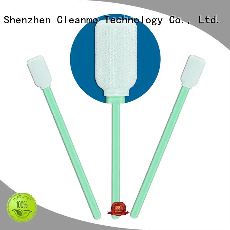 Cleanmo Polypropylene handle Microfiber Industrial Swab Sticks wholesale for general purpose cleaning 1