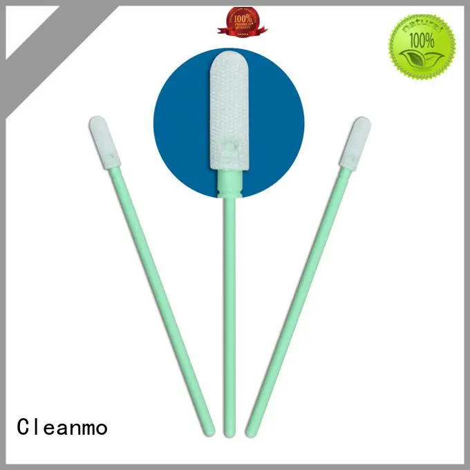 Cleanmo double layers of microfiber fabric Microfiber Industrial Swab Sticks supplier for general purpose cleaning 1