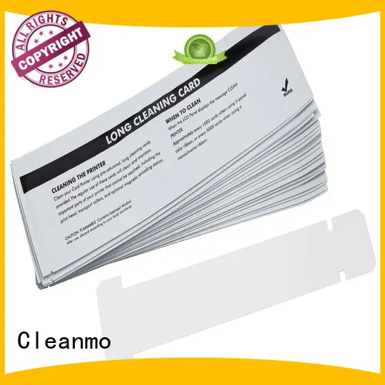 Cleanmo disposable zebra printer cleaning cards wholesale for cleaning dirt 1