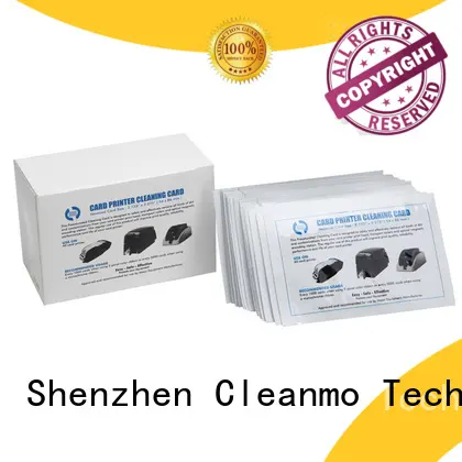 Cleanmo pvc zebra cleaning card supplier for ID card printers 1