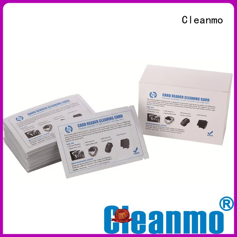 Cleanmo Hot-press compound laser printer cleaning kit supplier for Evolis printer 1