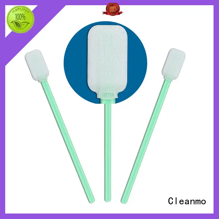 good quality polyester cleaning swabs polypropylene handle supplier for optical sensors 1
