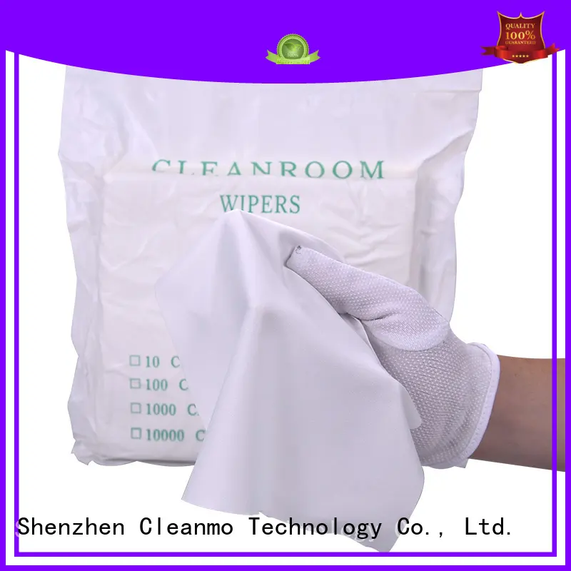 Cleanmo 30% nylon microfiber lens wipes supplier for chamber cleaning 1